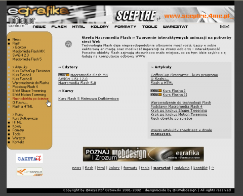 Layout oraz CMS dla egrafika.4me.pl